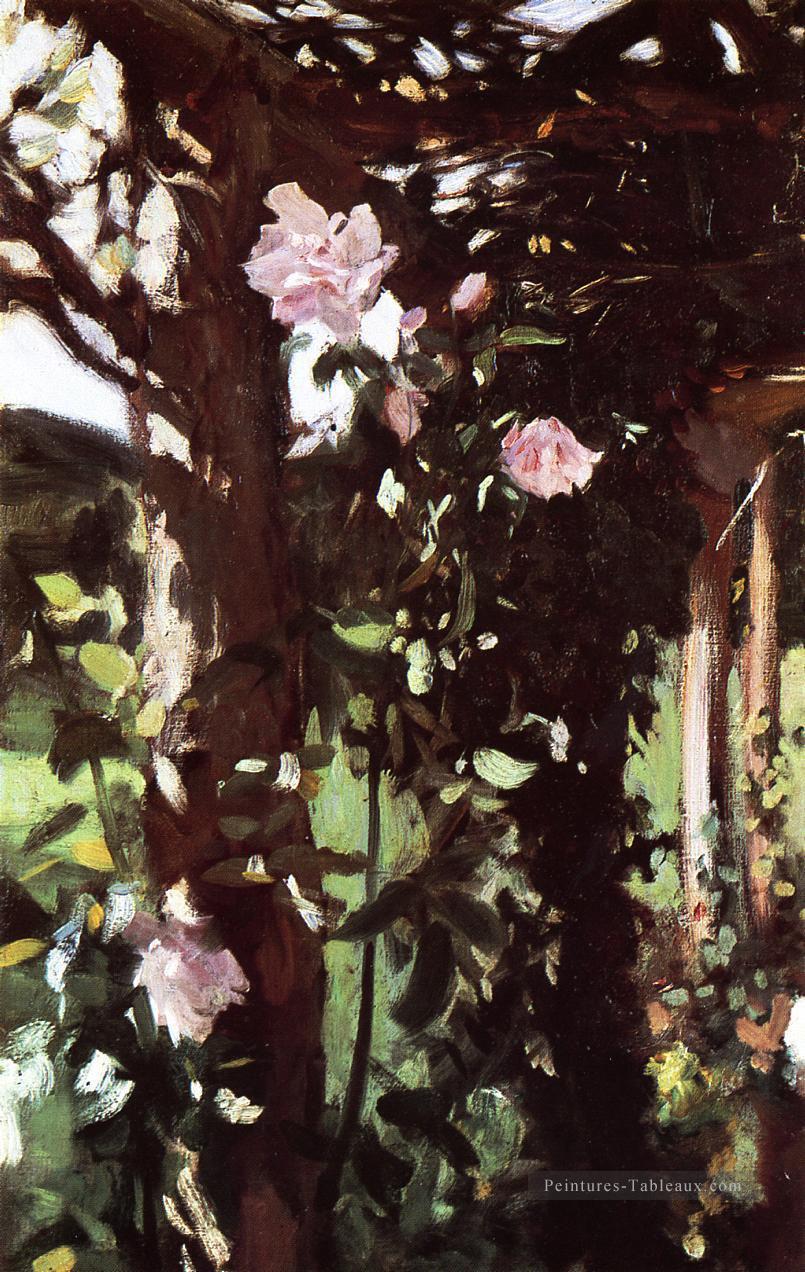 Un Roses Rose Trellis à Oxfordshire John Singer Sargent Peintures à l'huile